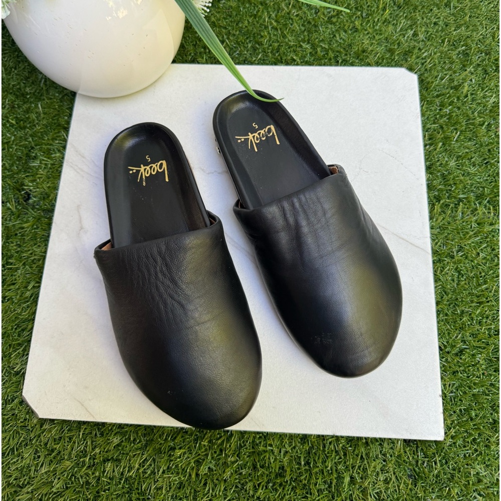 Beek Apalis Black Leather Clogs size 5 brand new - Picture 12 of 14
